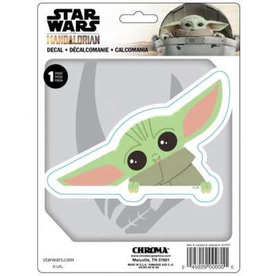 Mandalorian Grogu Car Decal